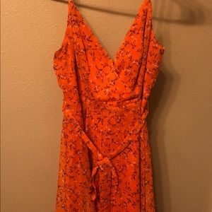 Shinestar orange dress- size Medium